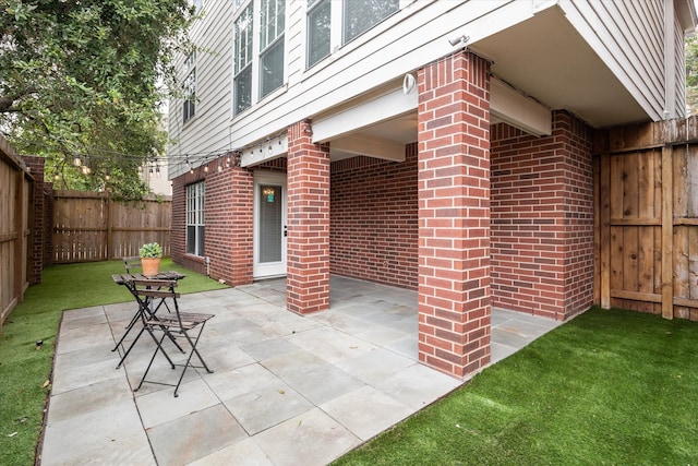 view of patio