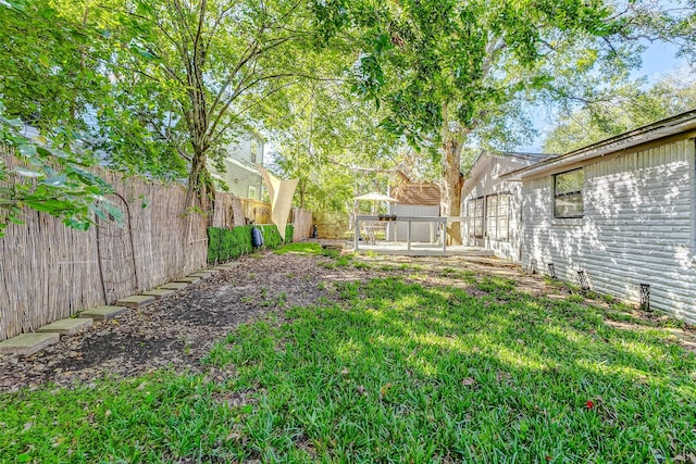 1215 Esther St, Kemah, TX 77565 - view of fenced backyard