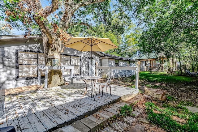 1215 Esther St, Kemah, TX 77565 - view of deck