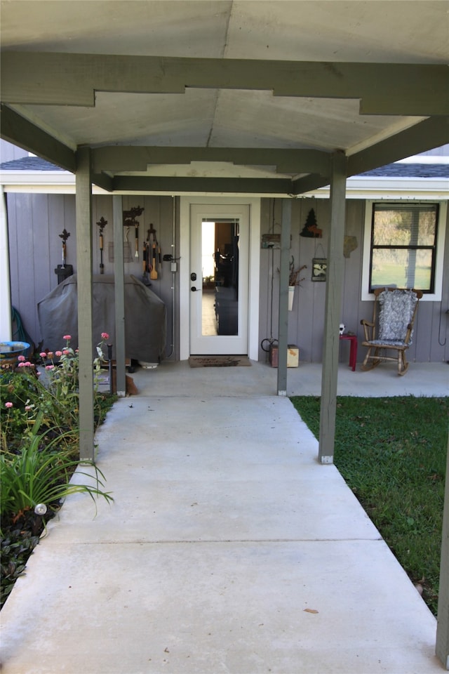 view of patio