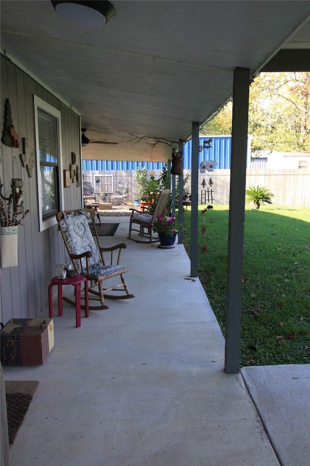 view of patio