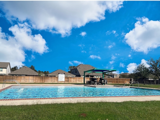 view of pool