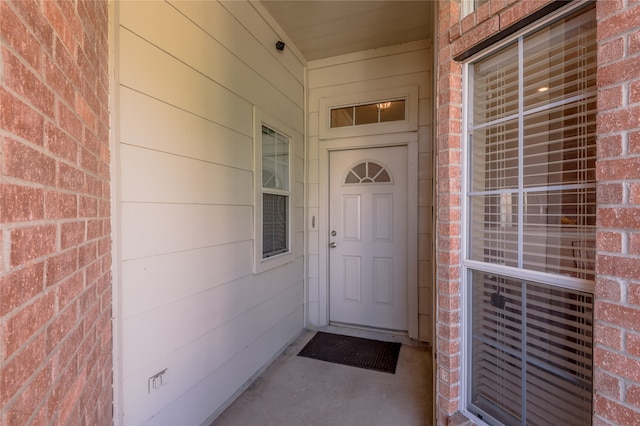 view of entrance to property