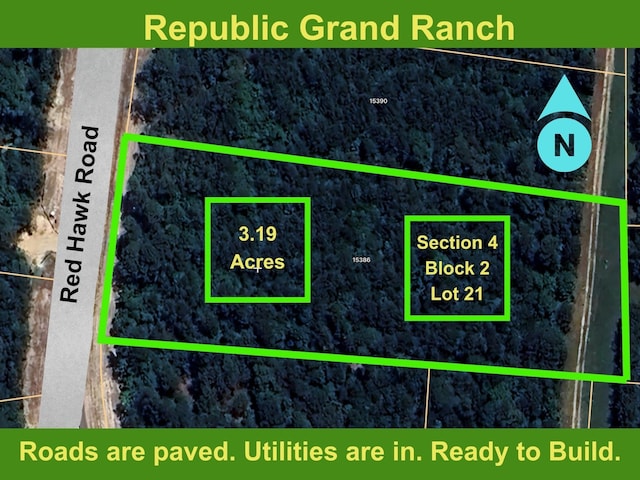 15386 Red Hawk Rd, Willis TX, 77378 land for sale