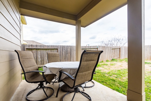 view of patio