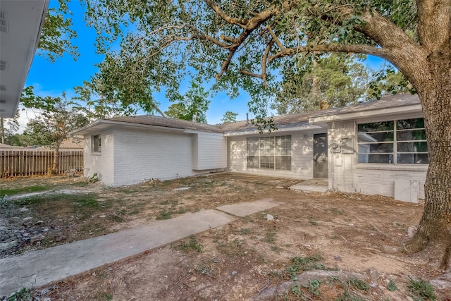 view of ranch-style home