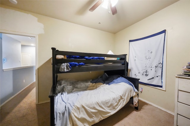 17039 Midships Way, Crosby, TX 77532 - bedroom with carpet flooring and ceiling fan