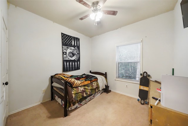17039 Midships Way, Crosby, TX 77532 - carpeted bedroom with ceiling fan