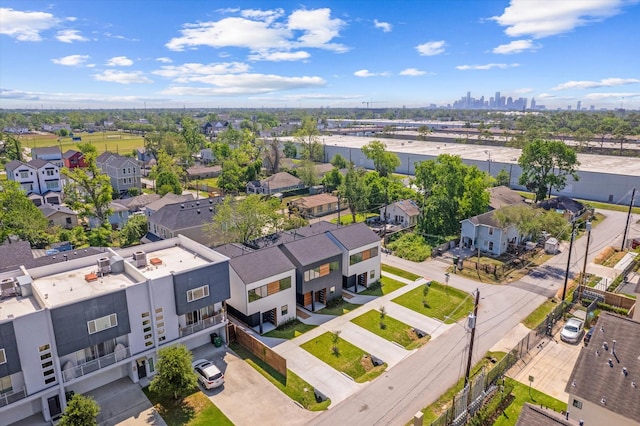 drone / aerial view featuring a residential view