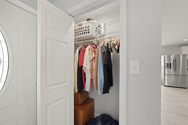 view of closet