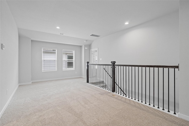 6703 Old Cypress Landing Ln, Humble, TX 77338 - carpeted empty room with visible vents, baseboards, and recessed lighting