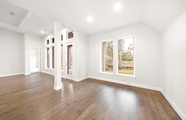 339 Calmato Woods Way, Willis, TX 77318 - bonus room with dark wood-style floors, recessed lighting, and baseboards