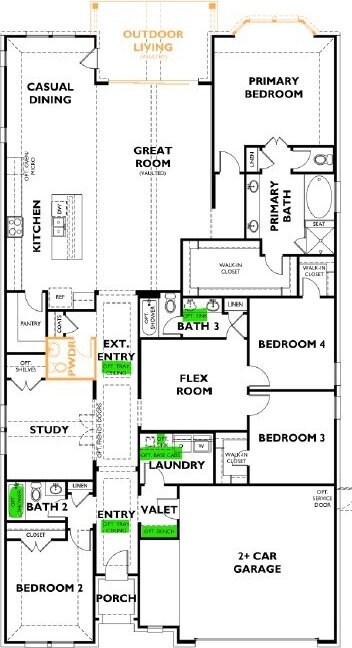 16179 Sheridan River Trl, Conroe, TX 77302 - home floor plan