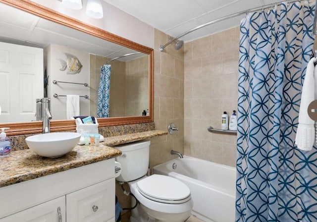 6102 Seawall Blvd Unit 318, Galveston, TX 77551 - full bath with vanity, shower / bath combo, and toilet