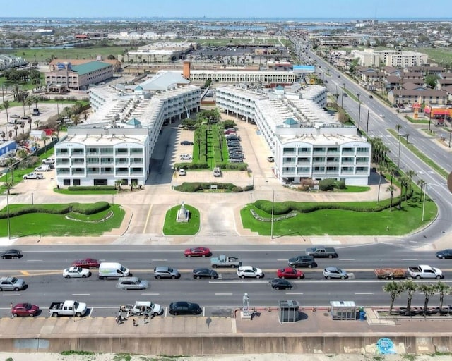 6102 Seawall Blvd Unit 318, Galveston, TX 77551 - bird's eye view featuring a city view