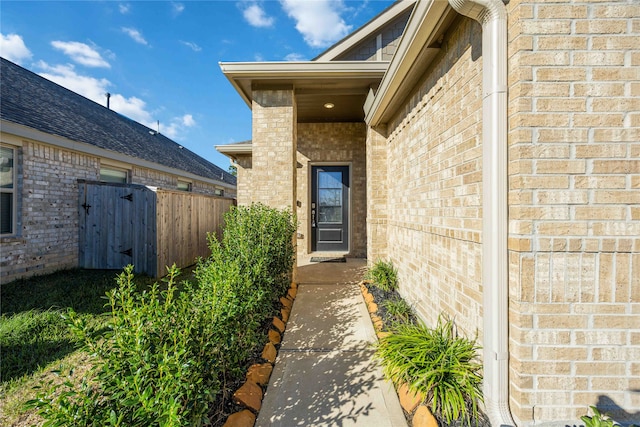 view of property entrance