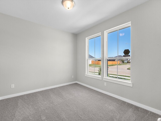 empty room featuring carpet