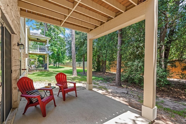 view of patio