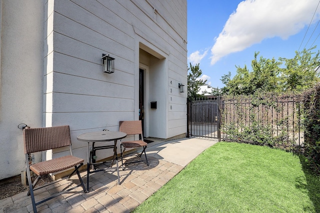 view of patio