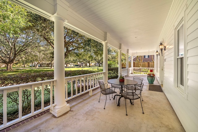 view of patio