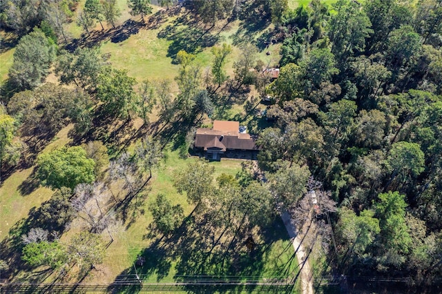 drone / aerial view featuring a rural view