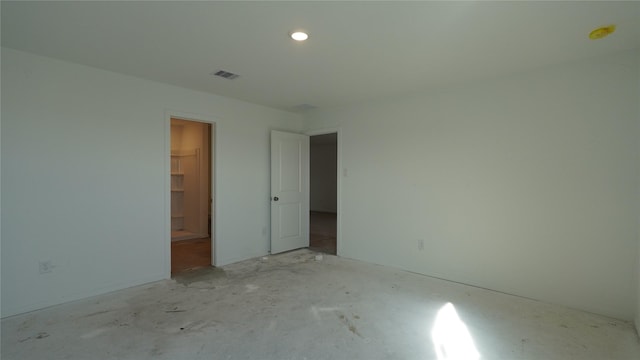 view of unfurnished bedroom