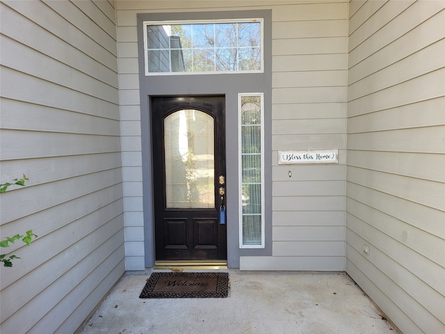 view of entrance to property