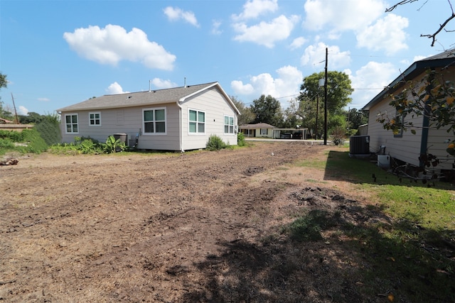 view of back of property