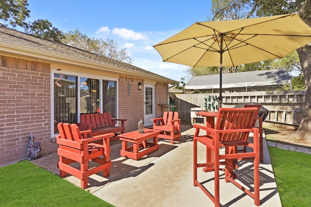 view of patio