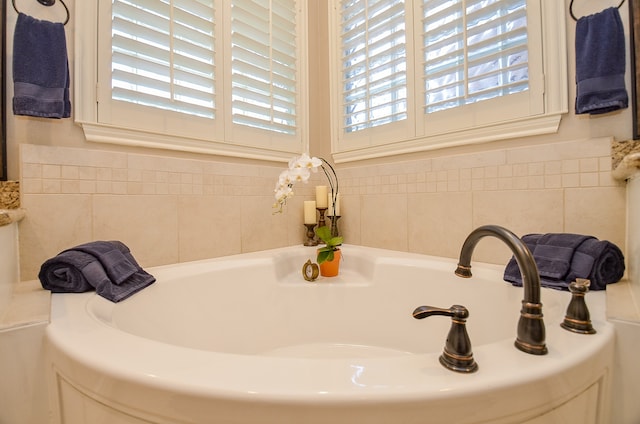 bathroom with a bathtub