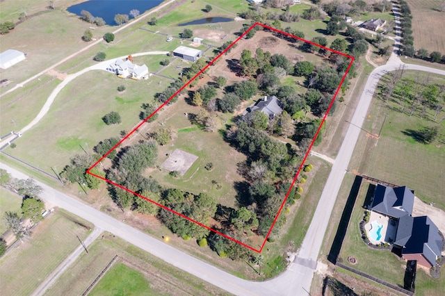 16004 Penick Rd, Waller, TX 77484 - drone / aerial view featuring a rural view