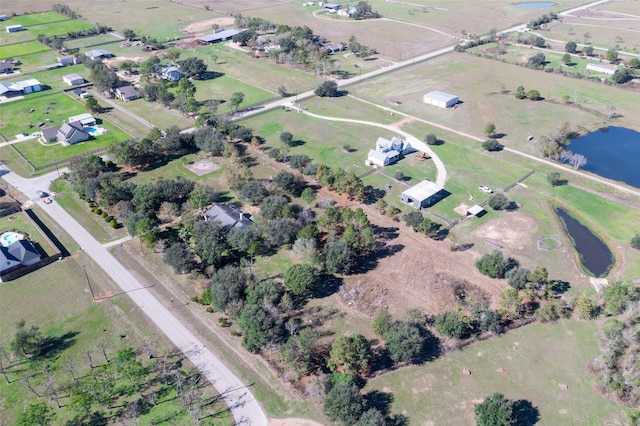 16004 Penick Rd, Waller, TX 77484 - aerial overview of property's location with a large body of water