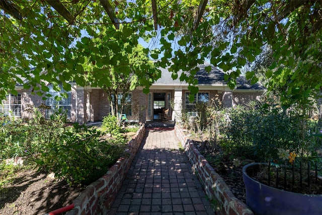 16004 Penick Rd, Waller, TX 77484 - view of front of home featuring brick siding