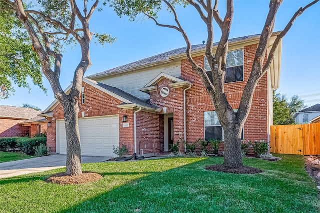 view of front of house featuring a front yard