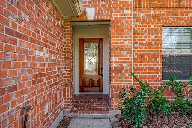 view of exterior entry