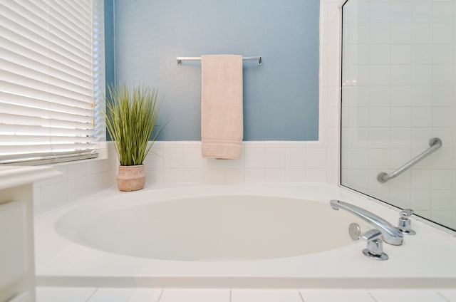 bathroom with a bathtub