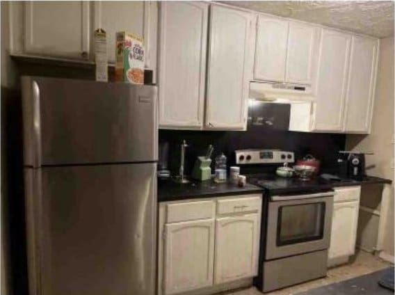 kitchen featuring appliances with stainless steel finishes