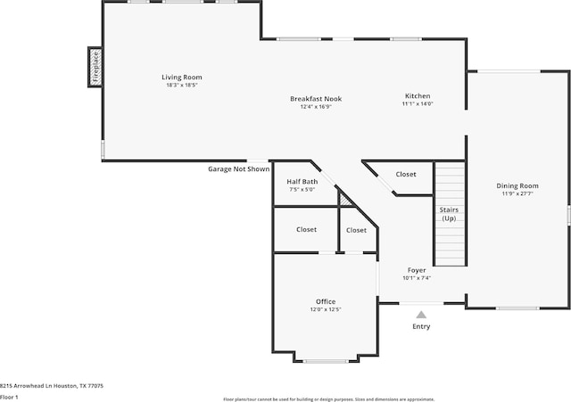8215 Arrowhead Ln, Houston, TX 77075 - home floor plan