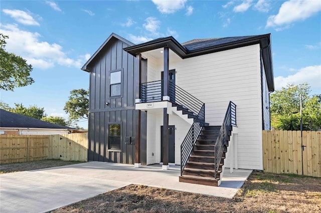 exterior space with a patio area