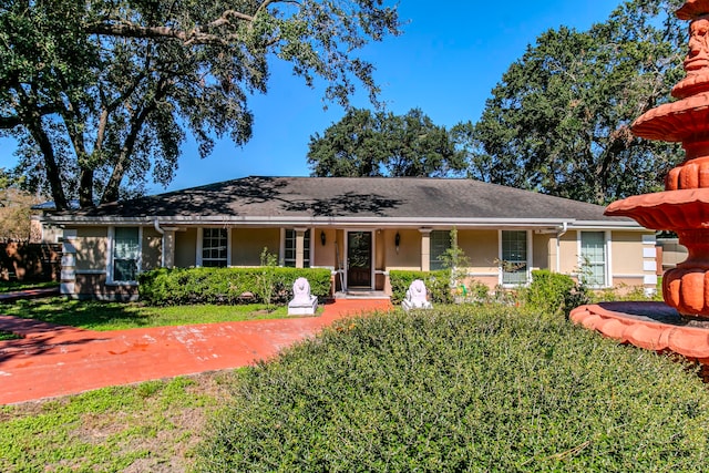 view of ranch-style home