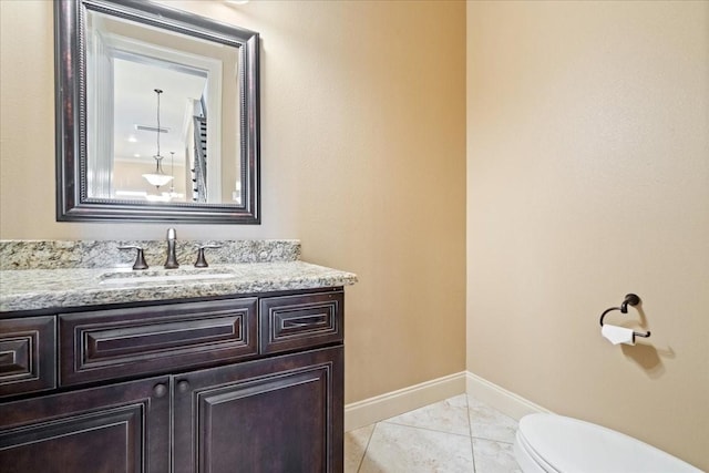 1516 Amundsen St, Houston, TX 77009 - half bathroom featuring vanity and toilet