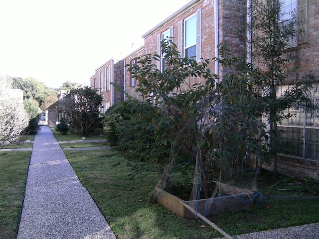 view of community with a yard