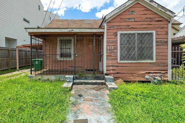 bungalow with covered porch