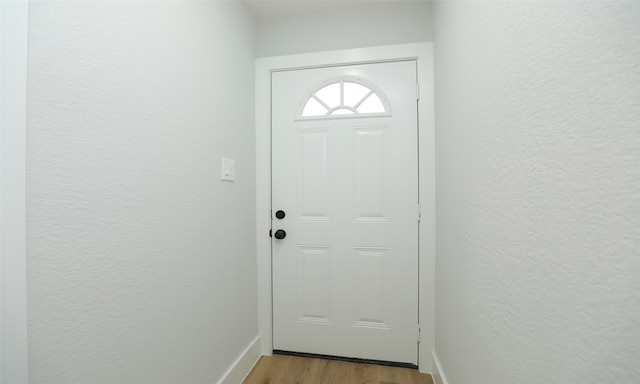 entryway featuring light hardwood / wood-style floors