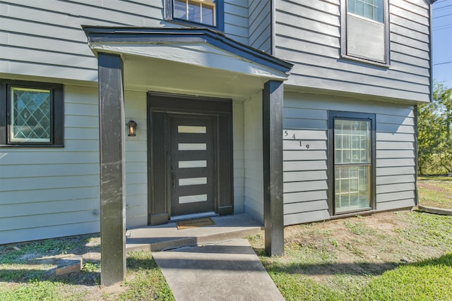 view of entrance to property