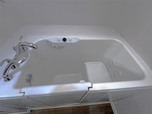 interior details with a bathtub