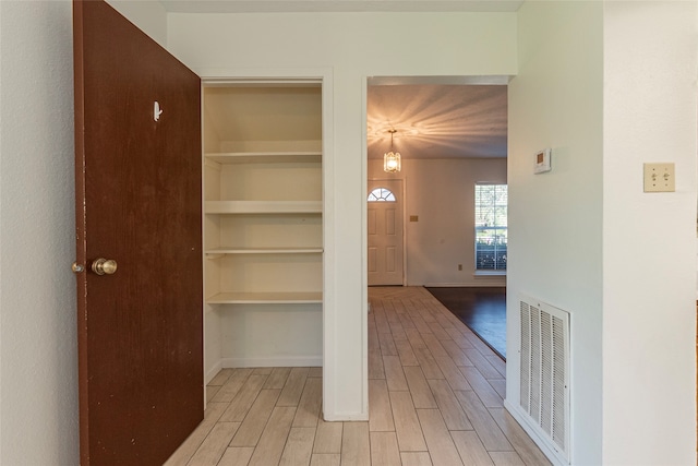 view of closet