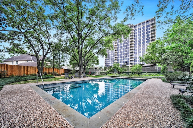 view of pool