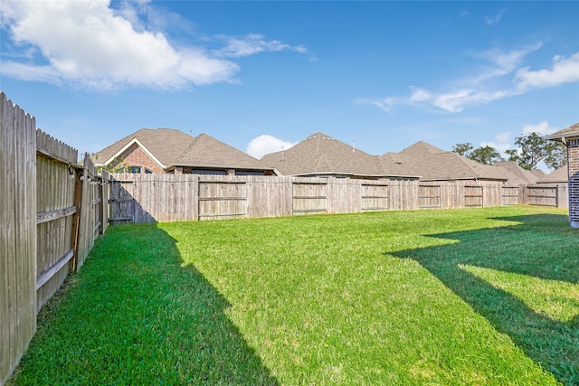 view of yard