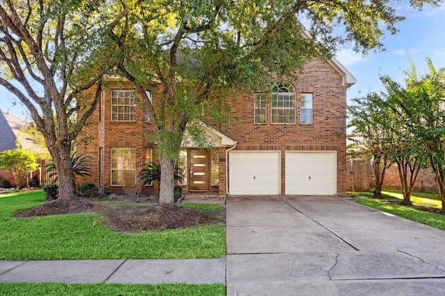 front of property featuring a garage